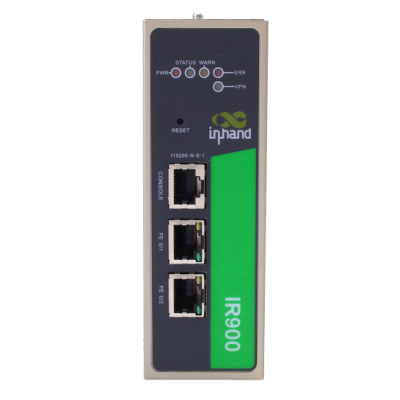 InHand InRouter912 Industrial 4G LTE Router with 2 Ethernet Ports and VPN